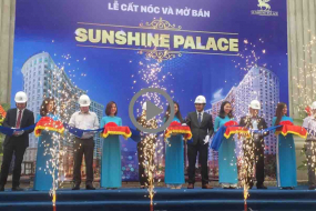 Bản tin Địa Ốc 24h nói về lễ cắt nóc dự án Sunshine Palace